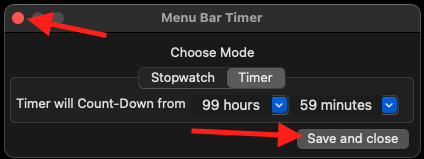 menu bar timer support image12